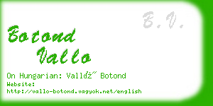 botond vallo business card